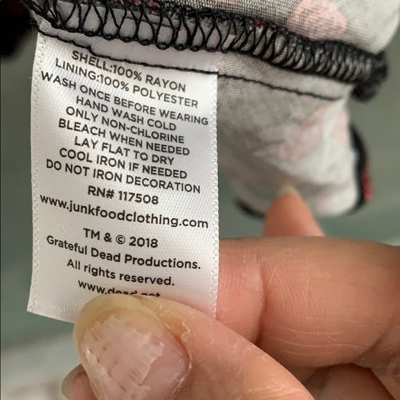 NWT Grateful Dead printed Dress - Picture 7 of 8